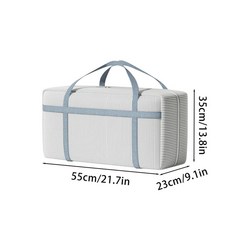 대용량 수납 가방 침실 의류 이불 접이식 먼지 보관 로커 트렁크, 1개