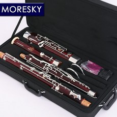  MORESKY 프로페셔널 C 톤 바순 백동 실버 키 메이플 바디 