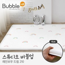 [파크론] 레인보우 드림 퓨어 버블업 놀이방매트 고급대형 40T, 상품선택:퓨어 버블업 레인보우 드림 210