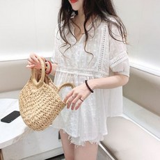 아일렛블라우스