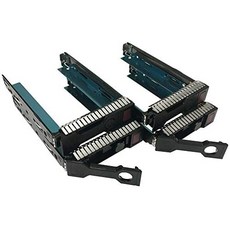 [해외직구]MDD MAXDIGITALDATA (4 팩) HP Gen8 Gen9 Proliant 서버용 정품 HP 3.5 LFF SAS 및 SATA HDD S, One Color_One Size, 상세 설명 참조0, One Color_One Size