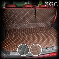 제네시스 GV70 트렁크매트 차박매트 바닥 일체형, 블랙, 2열 등받이+트렁크바닥매트
