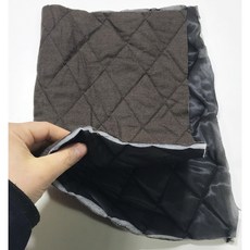 45.직기 양면 솜패딩지 솜누빔원단 브라운 소량