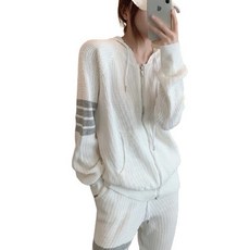 마녀의생활 봄 여성 집업 후드 점퍼&조거팬츠 트레이닝복 세트