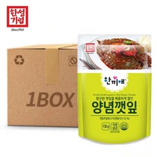 한성기업 한끼애 양념깻잎, 20개, 150g