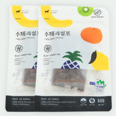 펫파트너스 강아지 고양이 비타민 과일간식 수제간식 수제과일포 60g, 2팩