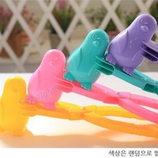 펭귄 스노우볼메이커 오리눈집게 모래놀이 눈사람, 1개