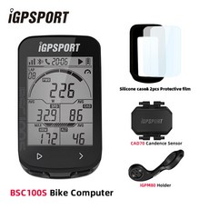 IGPSPORT-BCS100S 자전거 컴퓨터 BLE ANT 2.6 인치 IPX7 c타입 40H 배터리 수명 자동 백라이트 GNSS 스톱워치 IGS, [04] BSC100S M80 CAD