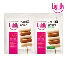 [KT알파쇼핑]라이틀리 곤약 소떡소떡 5개입 + 소떡소떡 할라피뇨 5개입, 1세트, 곤약 소떡소떡 할라피뇨 5개입 x 2개, 500g