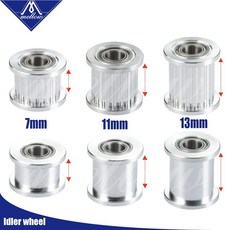 As impressoras 3d partes 1 pces gt2 dobram a polia cronometrando 20 dentes da engrenagem do furo da, t없이 W 7mm, 프라 타