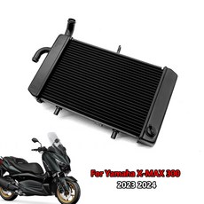 호환 라디에이터 쿨러 어셈블리 냉각수 탱크 교체 야마하 X-MAX XMAX 300 2023-2024 XMAX300, 01 Black