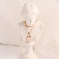 핑크골드펜던트