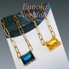 유색보석체인목걸이