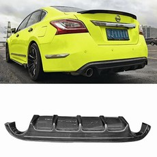 카본 직조 P타입 백립 리어 범퍼 스포일러 디퓨저 닛산 알티마 13-15 Carbon fiber