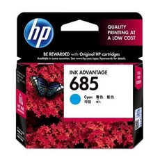 HP CZ121AA~CZ214AA[NO.685]잉크 Advantage 3525 4615, CZ122AA NO.685(파랑), 1개