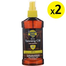 [미국직구]Banana Boat 딥 태닝 오일 스프레이 선스크린 SPF 4 8floz(236ml) 2개, 선택, 상세설명참조