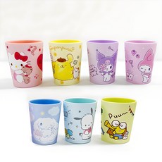 LILFANT 三麗鷗角色馬卡龍色系杯 7件組, 混色, 1組