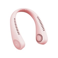스크린 행잉 실외 충전식 2000mah 에어컨 3단 에어쿨러 휴대용 팬 파워 선풍기 전기 USB, 01 Pink