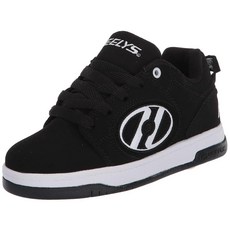 Heelys 아동용 보이저 테니스화 블랙/화이트 6 Big Kid