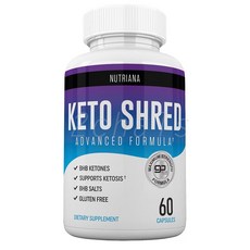 뉴트리아나 케토 쉬레드 BHB 케톤 채중관리 60캡슐 Nutriana Keto Shred Diet Pills