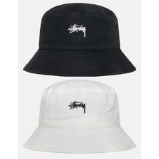 스투시 로고 버킷햇 벙거지 챙 힙합 모자 BUCKET HAT STOCK