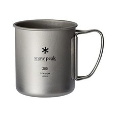 스노우 피크 (snow peak) 티타늄 싱글 머그컵 9999993052066, One Size, One Color