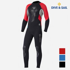 장사부 서핑수트 웻슈트 잠수복 바다 수영 슈트 스쿠버다이빙, 다이브, 블랙