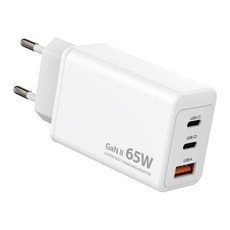 몬스터라이트 GaN2 PD 65W 초고속 충전기 3포트 멀티 어댑터, 1개