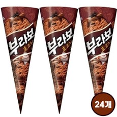 베스트 콘아이스크림 17종 대용량아이스크림 어린이 아이들 간식 세트 주문 여름간식 업소용 바닐라 초코 쿠키앤크림, 24개