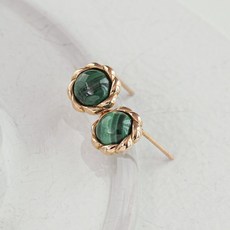 말라카이트귀걸이