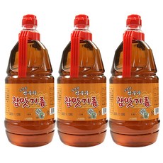 소문난 삼부자 참맛기름 대용량 식당용 업소용, 3개, 1.8L