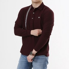 아놀드바시니 고급 기모 카라 스판 기능성 겨울 남자 남성 긴팔티셔츠