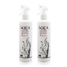 (1+1)뉴 아쿠아 필링 때프로300ml X 2개 /각질제거제/필링/모공 노폐물/스프레이형/바디 앤 페이스용/천연 아로마 오일 함유, 300ml