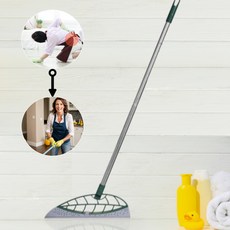 매니셀 다용도 3단 길이조절 욕실빗자루 실리콘