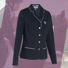 승마용품여성을위한 승마 자켓 의류 가을 겨울 여성 긴 소매 코트 야외 스포츠 탑 장비, 01 Navy Blue_02 38