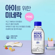 [한정판매] 미네랄 워터 미네락300 아이를 위한 물처럼 마시는 미네랄 여름 필수 수분 충전, 60개, 250ml