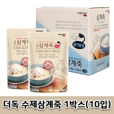 더독 삼계탕 삼계죽 오리탕 오리죽 북어국X10개 반려동물 보양식 반려동물영양식, 10개