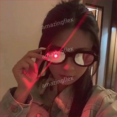 구마유시안경 LED 고글 소품 led LED안경 야광 바 사이버펑크