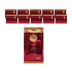 리엔 자윤 모근강화 일회용 여행용 샴푸 8ml 세면도구 파우치, 50개