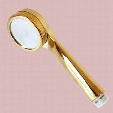 코리아월드 골드 레이저 샤워기헤드 (수압상승 욕실샤워기교체 수전 샤워헤드, 1개