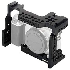 Poyinco Camera Cage for Sony A7II/A7III/A7SII/A7M3/A7RII/A7RIII with C, 상세내용참조