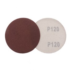 3 인치 75mm 산화 알루미늄 건식 60 ~ 2000 그릿 금속 및 자동 및 목재 샌딩 연마를위한 후크 및 루프 사포 샌딩 디스크, 120 Grit, 40 Pcs, 40개