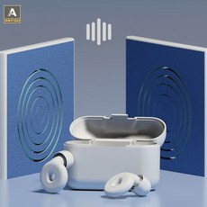 귀마개 소음방지귀마개 실리콘 수면용 공부 귀마개 수면 귀마개 재사용 가능 프리미엄 수면 귀마개, 흰색, 흰색