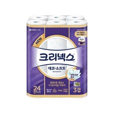 크리넥스 데코 소프트(향) 3겹 35Mx24롤, 24롤, 1개