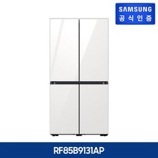 삼성 비스포크 냉장고 4도어 코타 [RF85B9131AP], 코타화이트+이브닝코랄