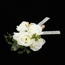 FWT Boutonniere 코사지 브로치 신랑 코사지 웨딩 코사지 브로치