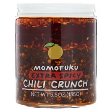 모모푸쿠 칠리 크런치 엑스트라 스파이시 아주 매운맛 155g 뉴욕 세프 David Chang, 1개