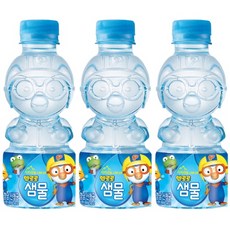 팔도 뽀로로 샘물 250ml 4개 낱개 지리산 샘물