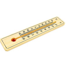 원목 온도계 (화씨＋섭씨) 아날로그 학교 교재 주방 온도기 측정기