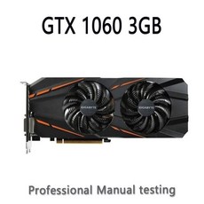GIGABYTE 그래픽 카드 GTX 1060 G1 게임용 3GB 비디오 카드 GPU 맵 NVIDIA Geforce GTX1060 3GB 192 비트, 한개옵션0